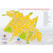 Plano turístico de de Hinojosa del Duque