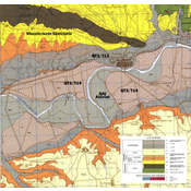 Esquema geológico de la zona