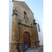 Portada de la Iglesia de Santa María de las Flores. Posadas