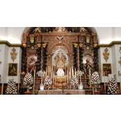 Interior del santuario de la Virgen de la Sierra, Cabra