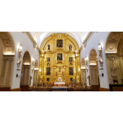 Interior de la Parroquia de santo Domingo de Guzmán