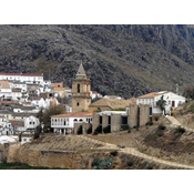 Vista panorámica del casco urbano de Luque