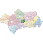 Localización de las Subbéticas en Andalucía