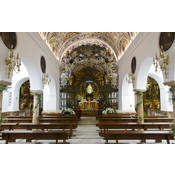 Interior del santuario de la Virgen de Araceli