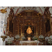 Interior del santuario de la Virgen de Araceli
