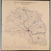 Plano del término municipal de Cabra (Córdoba) a escala 1:50000, utilizado para la elaboración del Censo de Población y Viviendas, 1970. Google Arts & Culture.