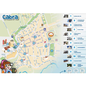Mapa turístico de Cabra