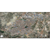 Vista aérea del casco urbano de Baena