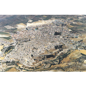 Vista aérea del casco urbano de Baena