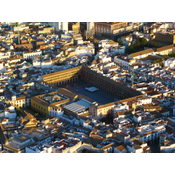 Vista aérea de la Plaza de la Corredera