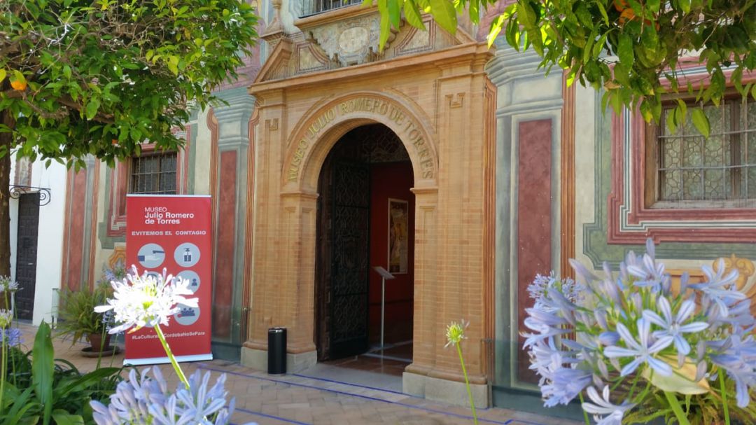 Entrada del Museo de Julio Romero de Torres. Córdoba