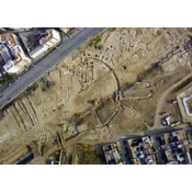 Zona Arqueológica de Cercadilla. Vista aéra de las excavaciones